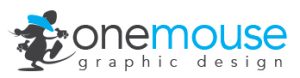 one-mouse graphic design logo